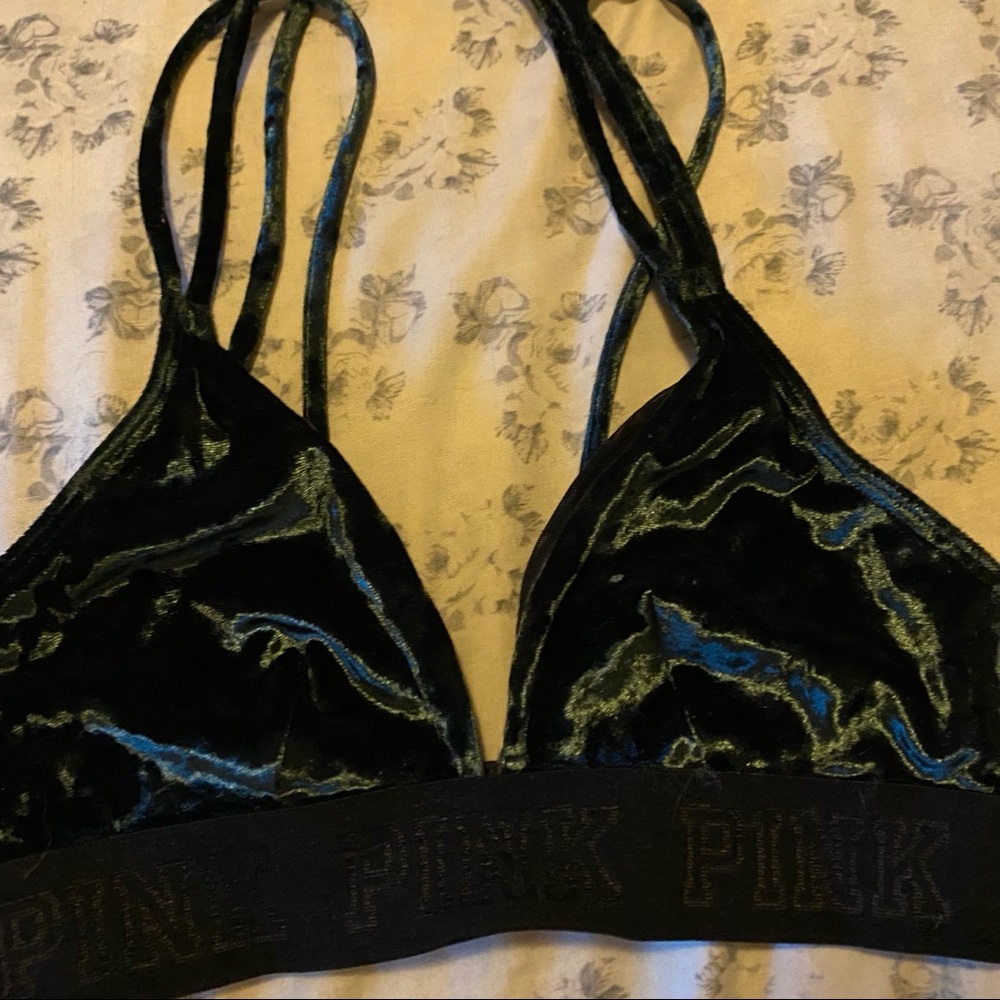 Velvet VS pink bralette